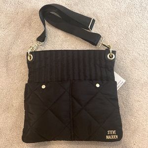 NWT Steve Madden black Webster shoulder/crossbody bag